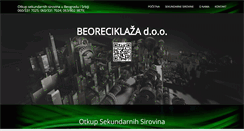 Desktop Screenshot of beoreciklaza.com